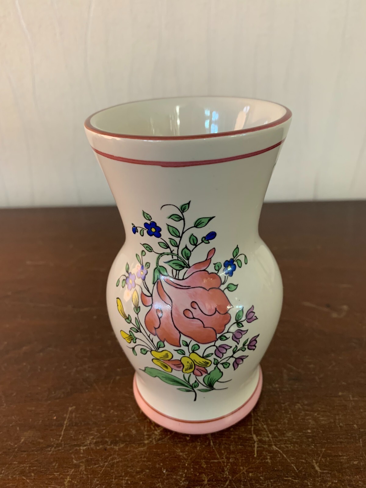 Lunéville Earthenware Vase H:13Cm
