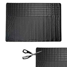 UNIVERSAL CAR BOOT LINER MAT HEAVY DUTY RUBBER NON SLIP LARGE 120 X 80 CM