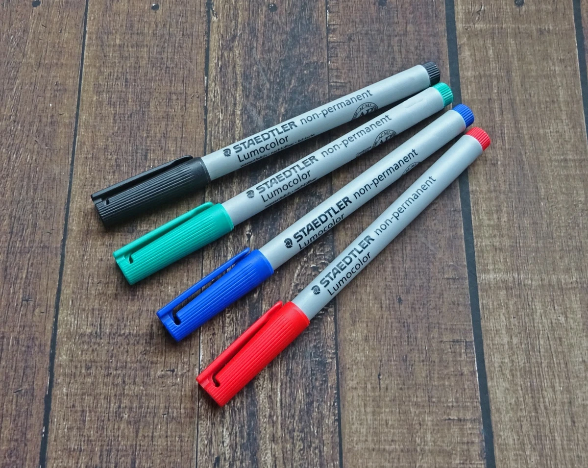 Staedtler Lumocolor Non-Permanent Marker Pen Single - Various Colours and  Widths