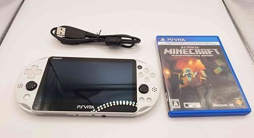 SONY PS Vita 舌足らず ホワイト Minecraftセット
