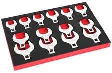 1/2" Dr Jumbo Crows Foot Wrench Set SAE Size Range from 1-1/16 in to 2 in