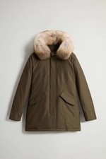 Woolrich Arctic Raccoon Parka Con Pelliccia Removibile Verde - Taglia XXL Donna
