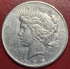 1925 Peace Silver Dollar. Free Shipping