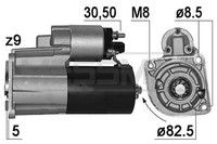 ERA 221009A Starter, Anlasser FüR VW Polo (6N1)