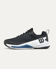 WILSON Rush Pro 4.5 Men's Tennis Shoe / Black / White / Ensign Blue - SALE 