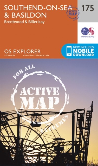 SouthendonSea  Basildon Map  Weatherproof  Brentwood by Ordnance Survey - Image 3