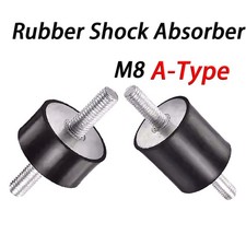 M8 Male / Male Anti Vibration Rubber Mount Car Bobbin Isolator Damper / Type A