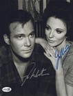 WILLIAM  SHATNER  & JOAN COLLINS Signed STAR TREK 8x10 Photo