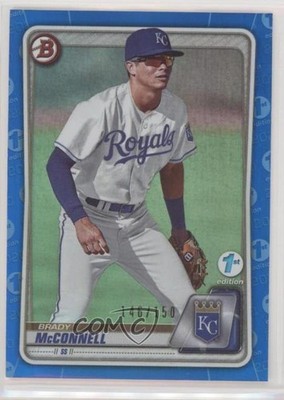 2020 Bowman Draft 1st Edition Blue Foil 146/150 Brady McConnell #BD-108 qp4