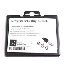 Original Mercedes-Benz Radsicherungssatz Radsicherungen M14 Felgenschl&ouml;sser NEU