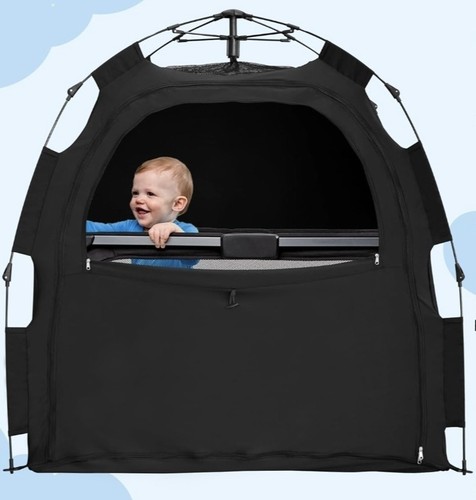 Portable Sleep Baby Blackout Crib Tent, Pack N Play Blackout Cover