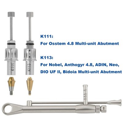 Implant Multi-unit Abutment Screwdriver for Osstem/Nobel Multi Fix Torque Wrench