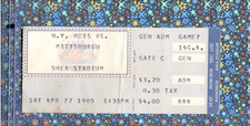Keith Hernandez 4H Ticket Stub 4-27-1985 Mets Pirates Gary Carter Steve Kemp H