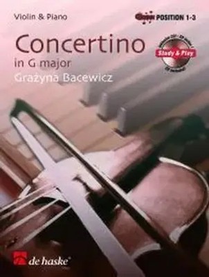 Concertino in G major | Grazyna Bacewicz | De Haske Study and Play | Buch + CD