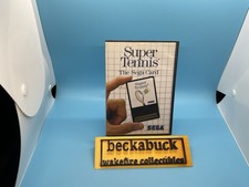 Super Tennis - Sega Master System - CIB - Sega Card Format w/Manual - Tested