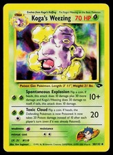 Koga's Weezing 50/132 Uncommon Gym Challenge Pokemon Unlimited Lightly Played on eBay
