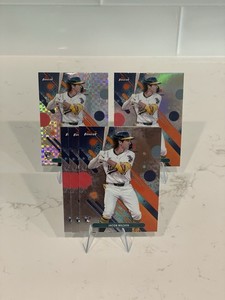 2025 Topps Finest Jacob Wilson Rookie Common X-Fractor, Refractor, & Base (x3)
