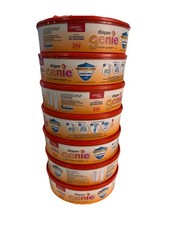 New Case of Diaper Genie Bags Refills Pack of 7 Clean Laundry Scent NEW