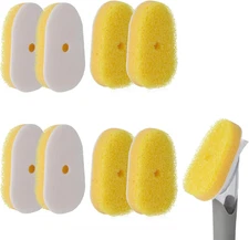 8 Packs Dish Wand Sponge Refills for Scrub Daddy Dish Daddy - Replacement Heads 