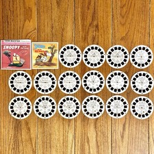 Lot of 16 View Master Reels Peanuts Snoopy Disney ABC  s On Parade Sesame Street