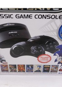 At Games Sega Mega Drive Mini Classic Console with 80 Built-In Games and 2 Pads