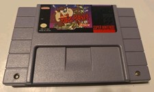 Taz-Mania - SNES Super Nintendo Game - Tested & Working - Authentic!