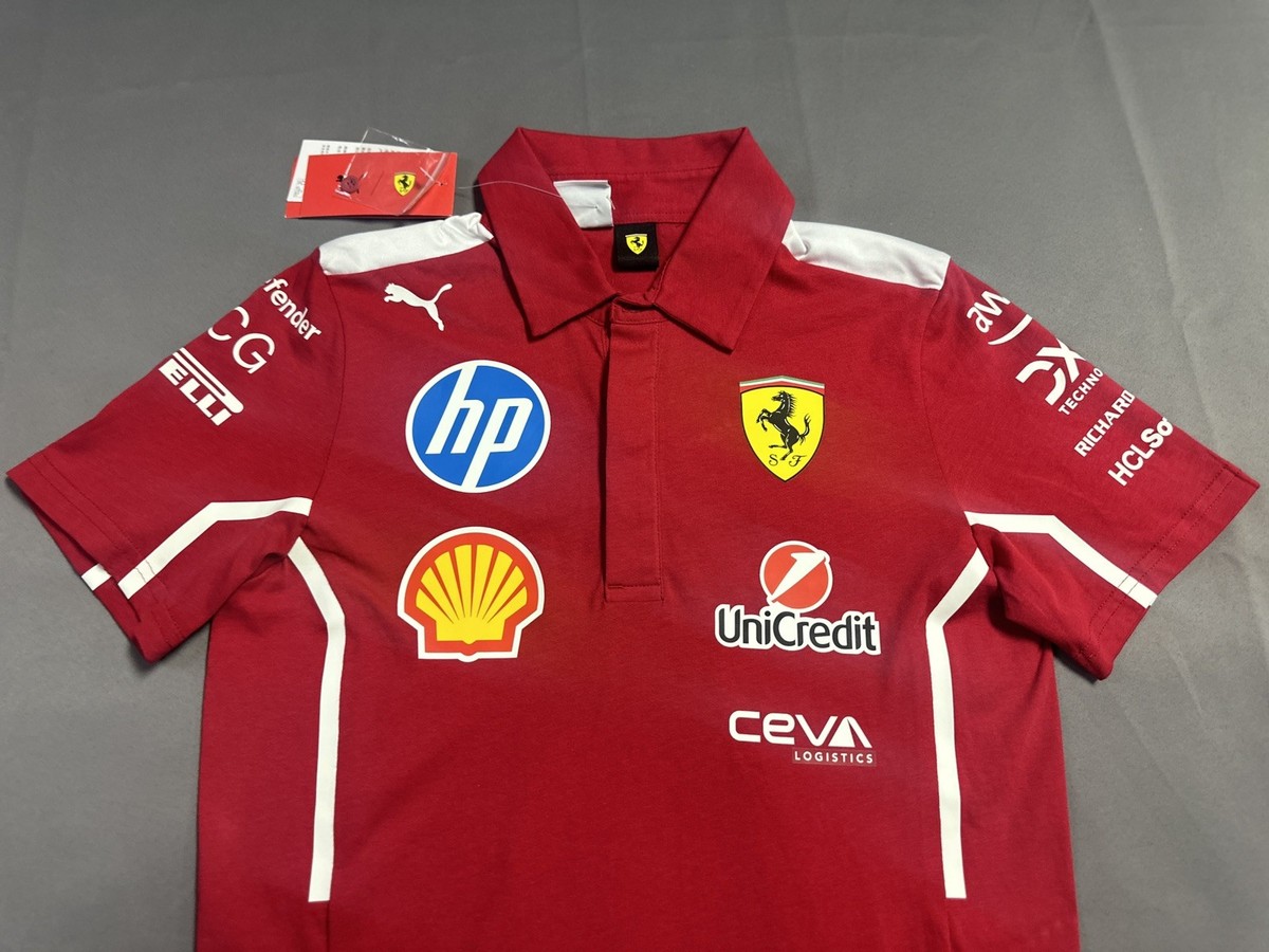 New Puma X Scuderia Ferrari 2025 Team Men's Polo Shirt 763944-01