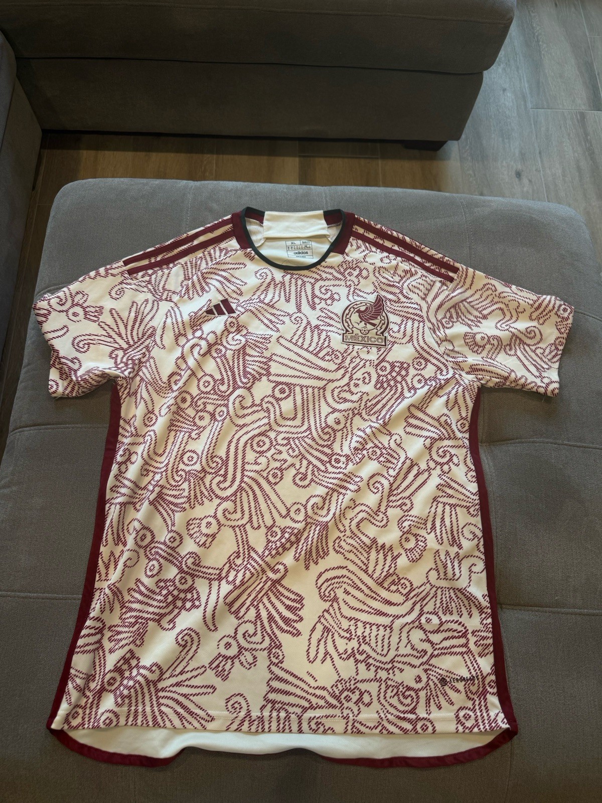Adidas Mexico Away 2022 World Cup Mens  Jersey Size XL Slim Fit