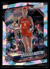 Shakira Austin 2025 Panini Prizm WNBA Ice Prizm Card #81