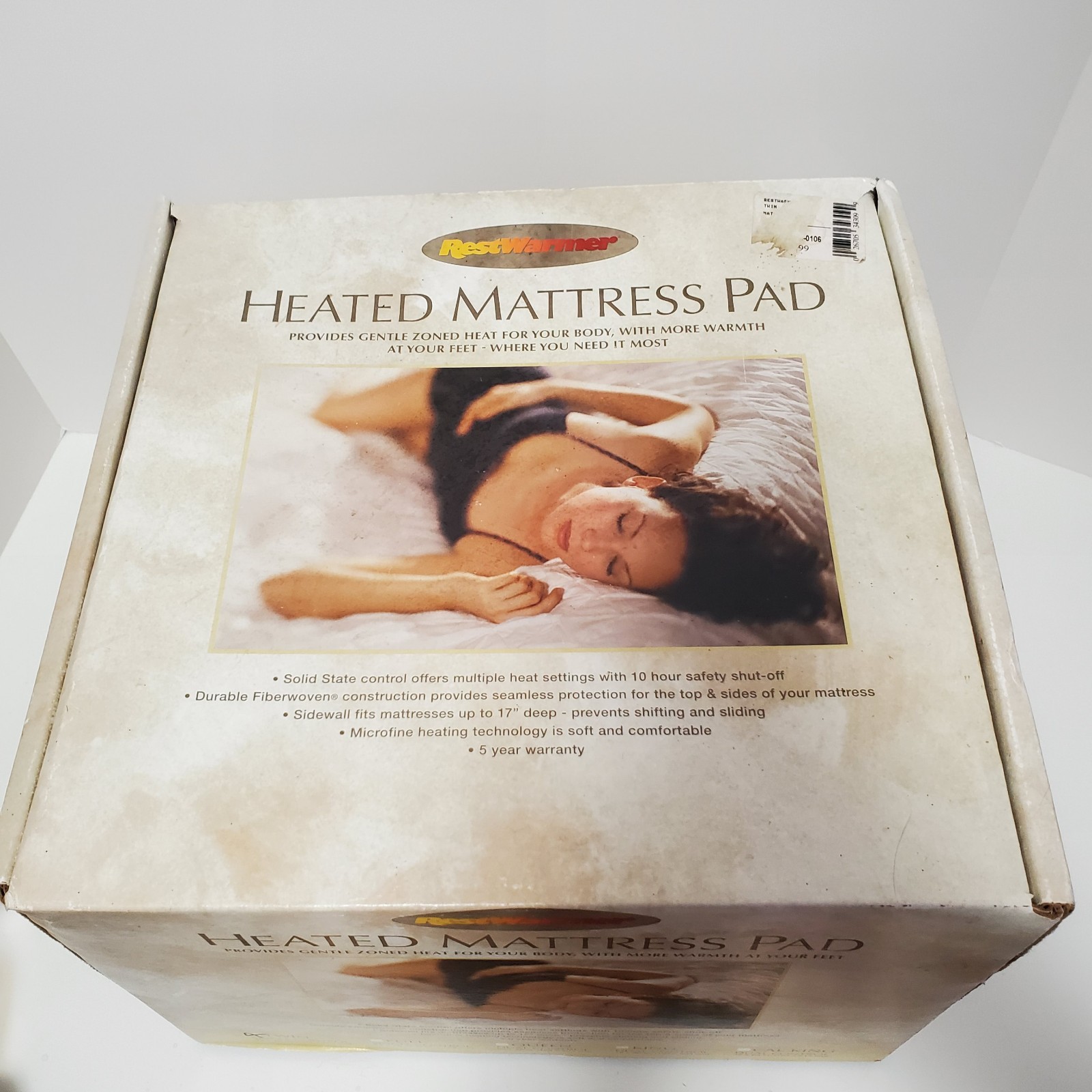 Twin Heated Mattress Pad Zoned Heat