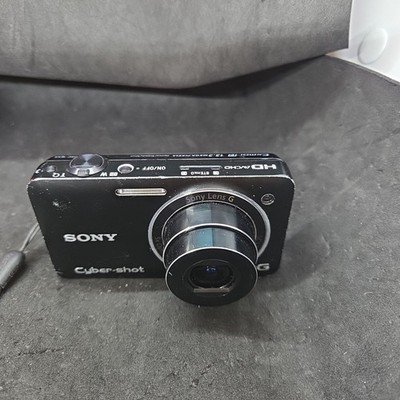 Sony Cyber-shot DSC-WX5 12.2MP Black Tested Digital Camera Tested - No Charger 
