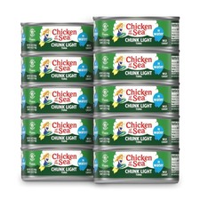 Chicken of the Sea Wild Caught Chunk Light Tuna, 5 Ounce Cans, 10-Count   High