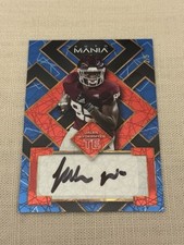 Wild Card Auto Mania Hobby 2022 Jalen Wydermyer Blue Diamond Pulsar/5