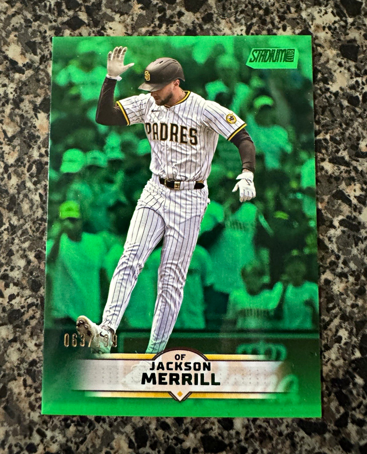 Topps Stadium Club 2025 Jackson Merrill San Diego Padres #109 Green Foil /199