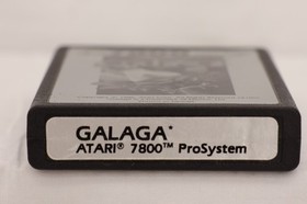 Galaga Atari 7800 Video Game Cartridge + Manual, Tested / Works, Vintage