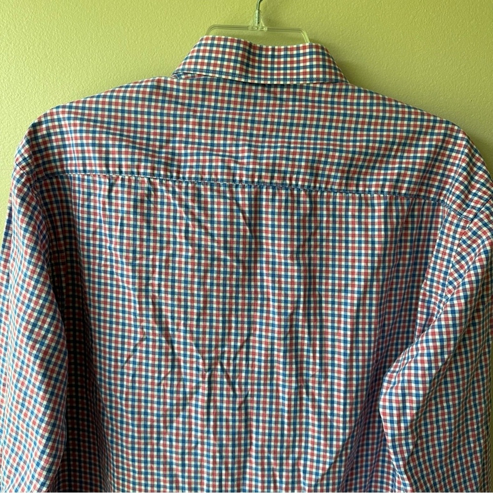 Bugatchi Uomo Plaid Button Down Flip Cuff Micro C… - image 5