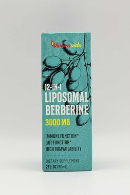 12-in-1 Liposomal Berberine By Vivara Vida 3000mg- NEW SEALED