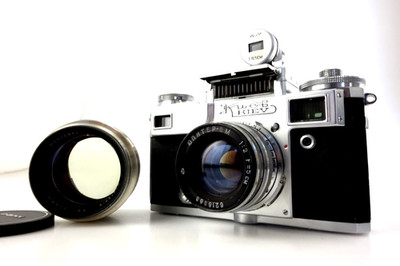 Zavod Arsenal KIEV Contax Kopie Jupiter 8 M  50mm f2 Jupiter 9 8,5cm f2 ju171