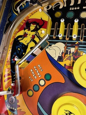 1980 GOTTLIEB PANTHERA PINBALL MACHINE PROFESSIONAL TECHS 8 DROP