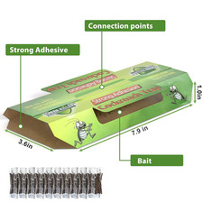 Roach Traps Indoor 20 Pack Sticky Traps Cockroaches Indoor Home Sticky Glue Taps