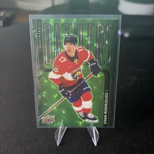 2025-26 Upper Deck Series 2 Green Dazzlers Evan Rodrigues
