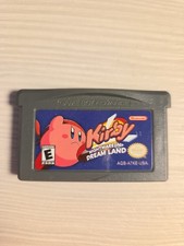 Kirby Nightmare in Dream Land Nintendo Game Boy Advance GBA Cartridge Only Works