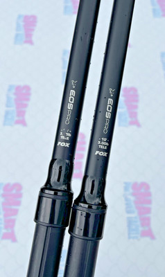 Fox EOS Pro Telescopic Carp fishing Rods 10ft 3lb TC Pair Compact Travel