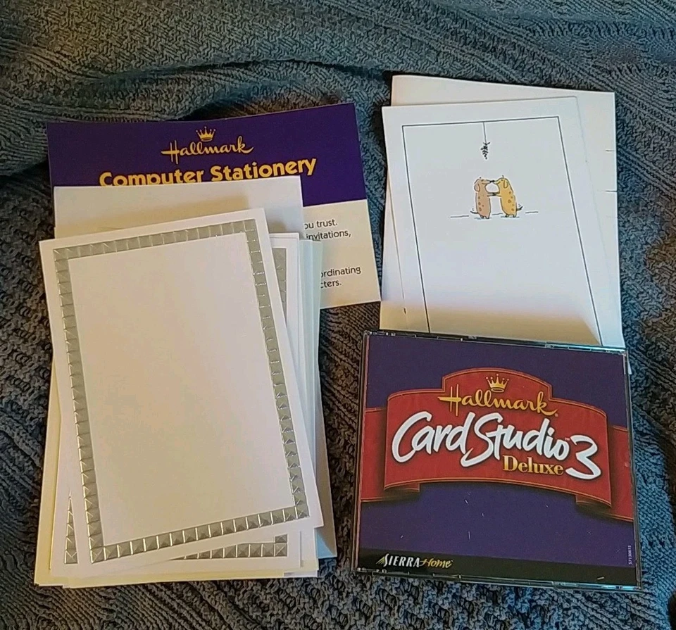 Hallmark Card Studio 3 Deluxe 2001 vintage Foto 4 de 4