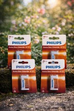 Philips 9V Battery 6F22 Extra Zinc Chloride Super Heavy Duty PP3