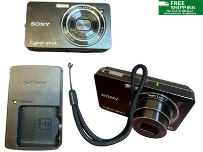 Sony Cyber-shot DSC-WX1 Digitalkamera Schwarz 10.3MP Sony Objektiv G Ladegerä...