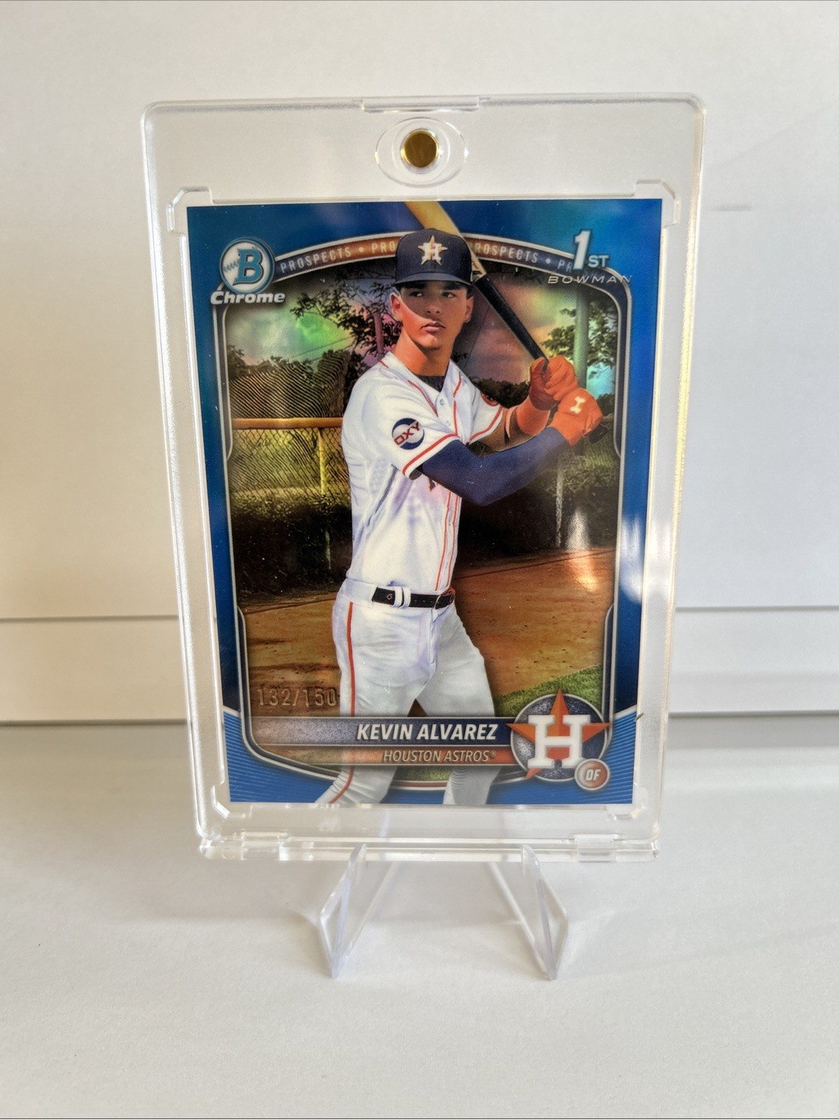 2025 Bowman Chrome Kevin Alvarez 1st True Blue Refractor /150 🔥 #BCP-227