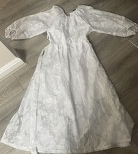 M&S Collection Womens White Floral Long Sleev...