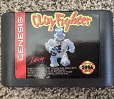 Clay Fighter (Sega Genesis, 1994) Game Cartridge Only 