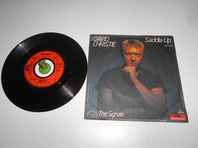 David Christie - Saddle up (1982) Vinyl 7` inch Single Vg +++